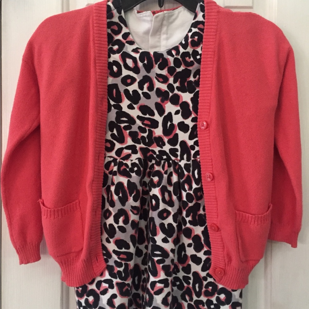 Gymboree dress and cardigan